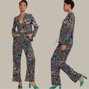 Cynthia Rowley x The Drop Black Multi Floral Pajama Set 4X